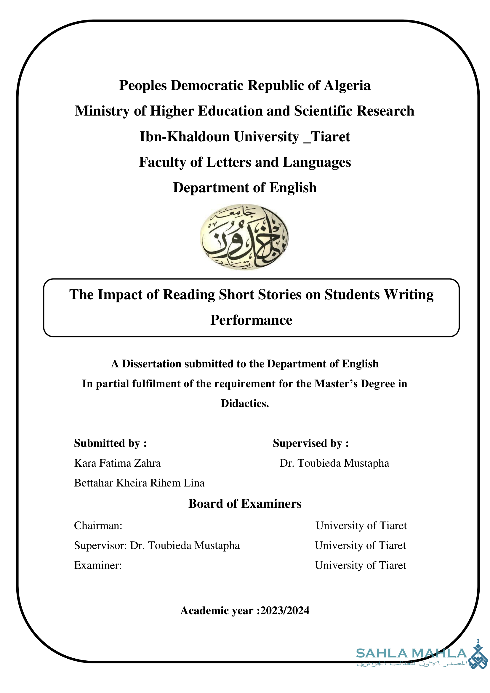 The Impact of Reading Short Stories on Students Writing Performance