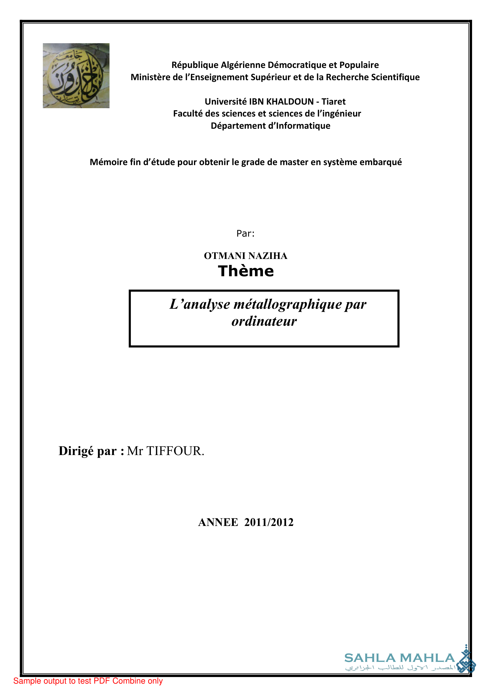 L'analyse métallographique par ordinateur