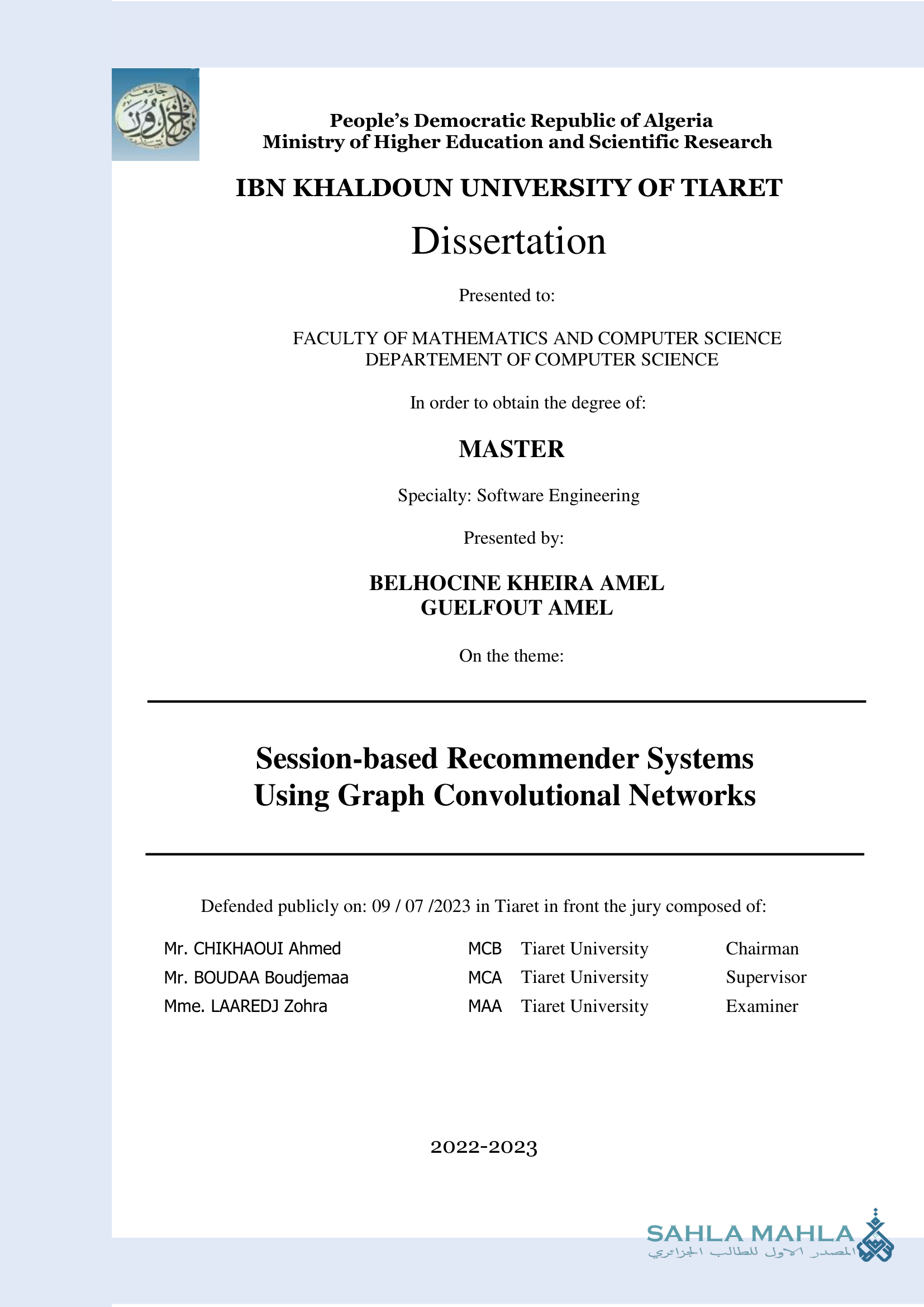 Session-based Recommender Systems Using Graph Convolutional Networks