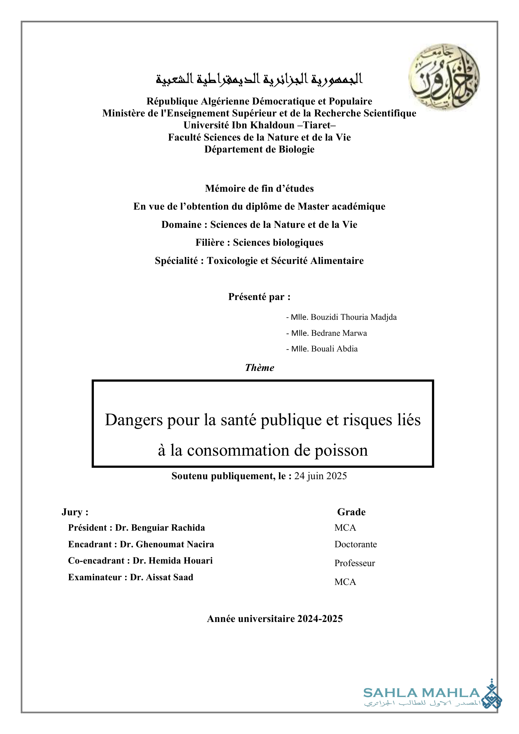 Dangers pour la santé publique et risques liés à la consommation de poisson