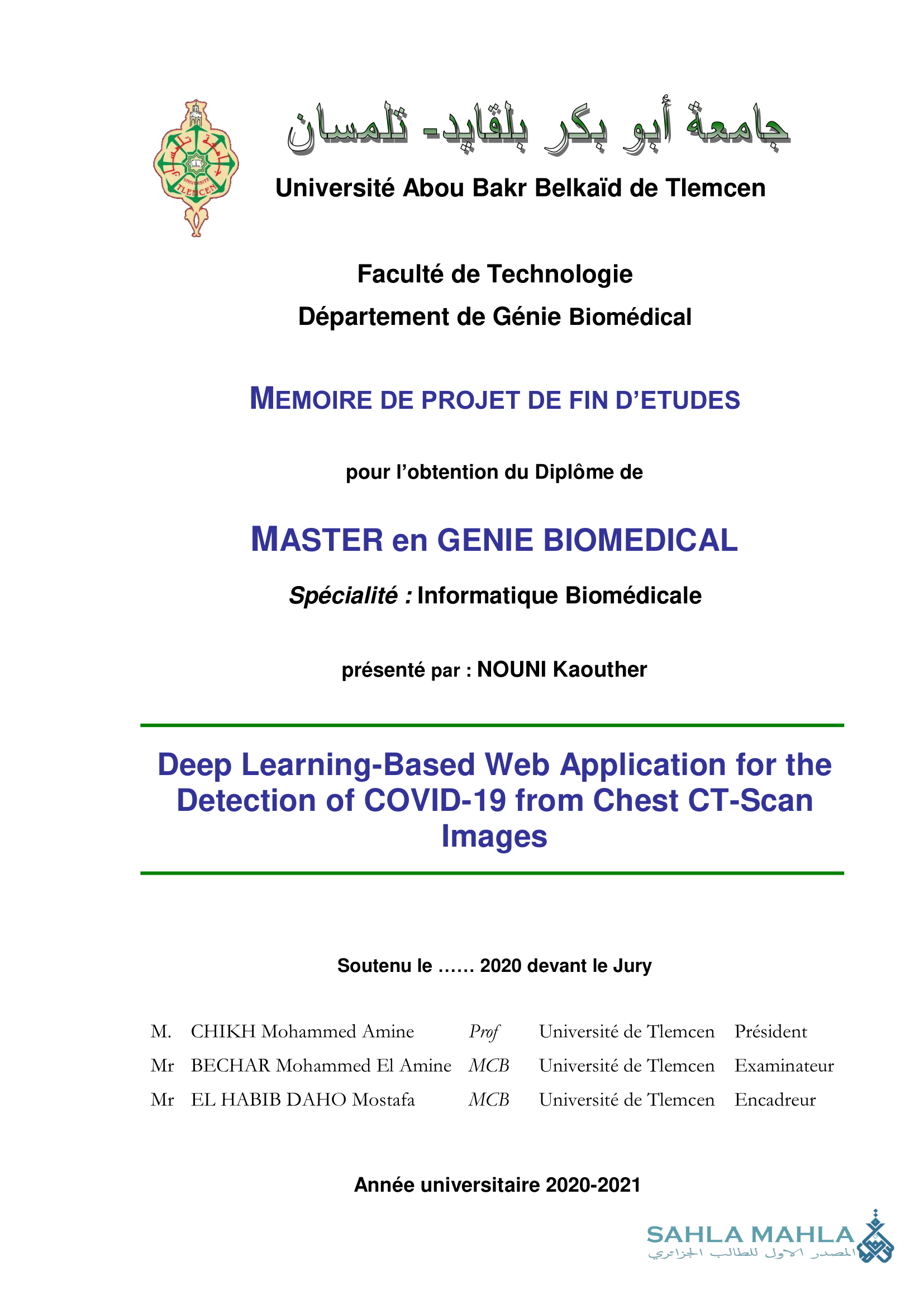 Deep Learning-Based Web Application for the Detection of COVID-19 from Chest CT-Scan Images