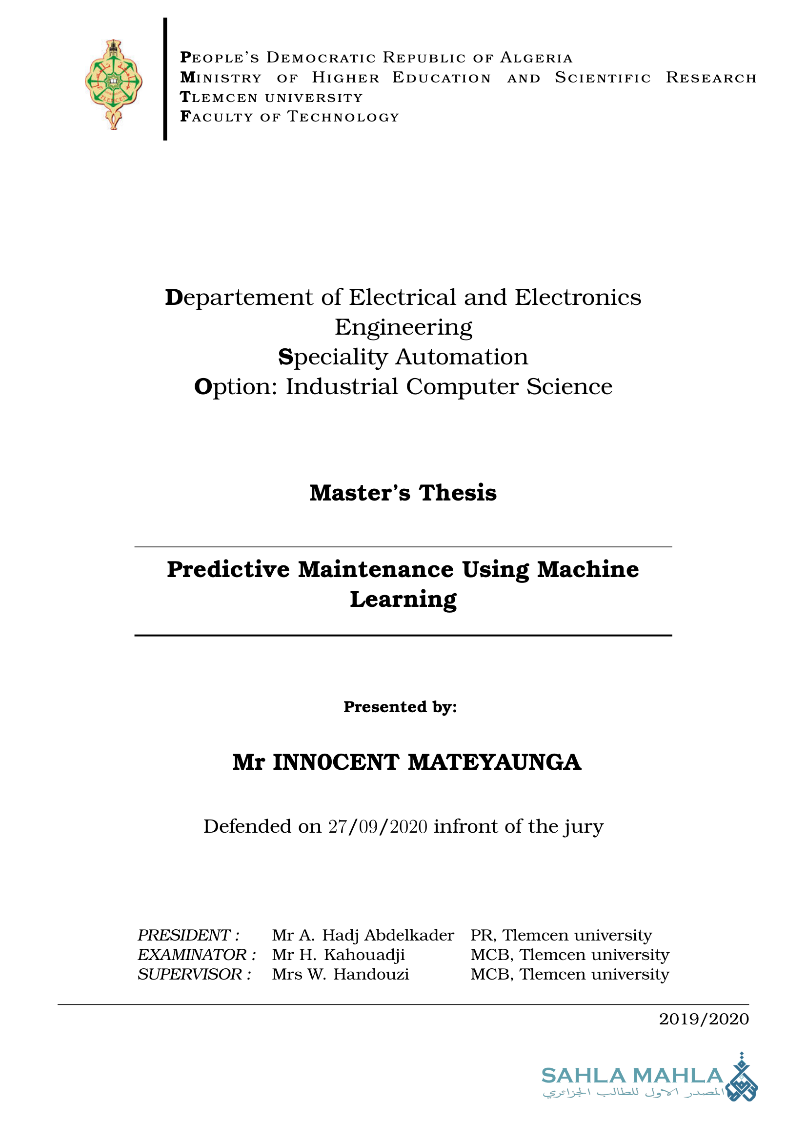 Predictive Maintenance Using Machine Learning