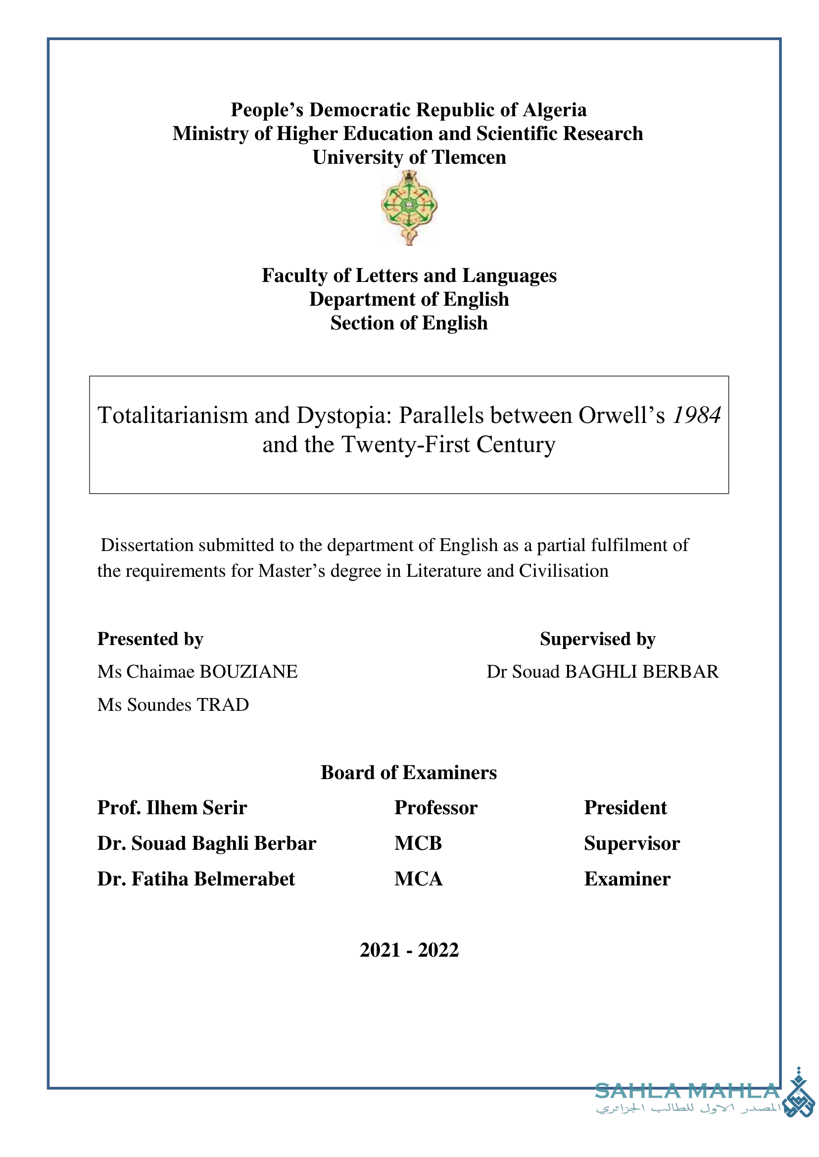 Totalitarianism and Dystopia: Parallels between Orwell's 1984 and the Twenty-First Century