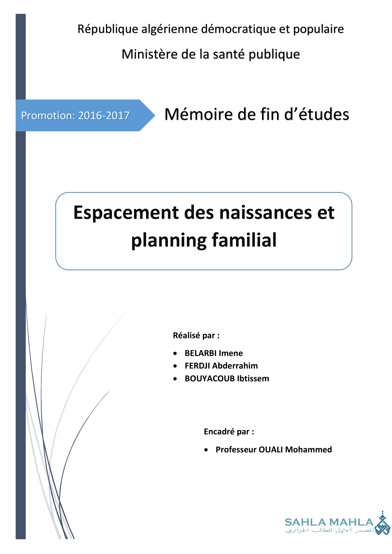 Espacement des naissances et planning familial