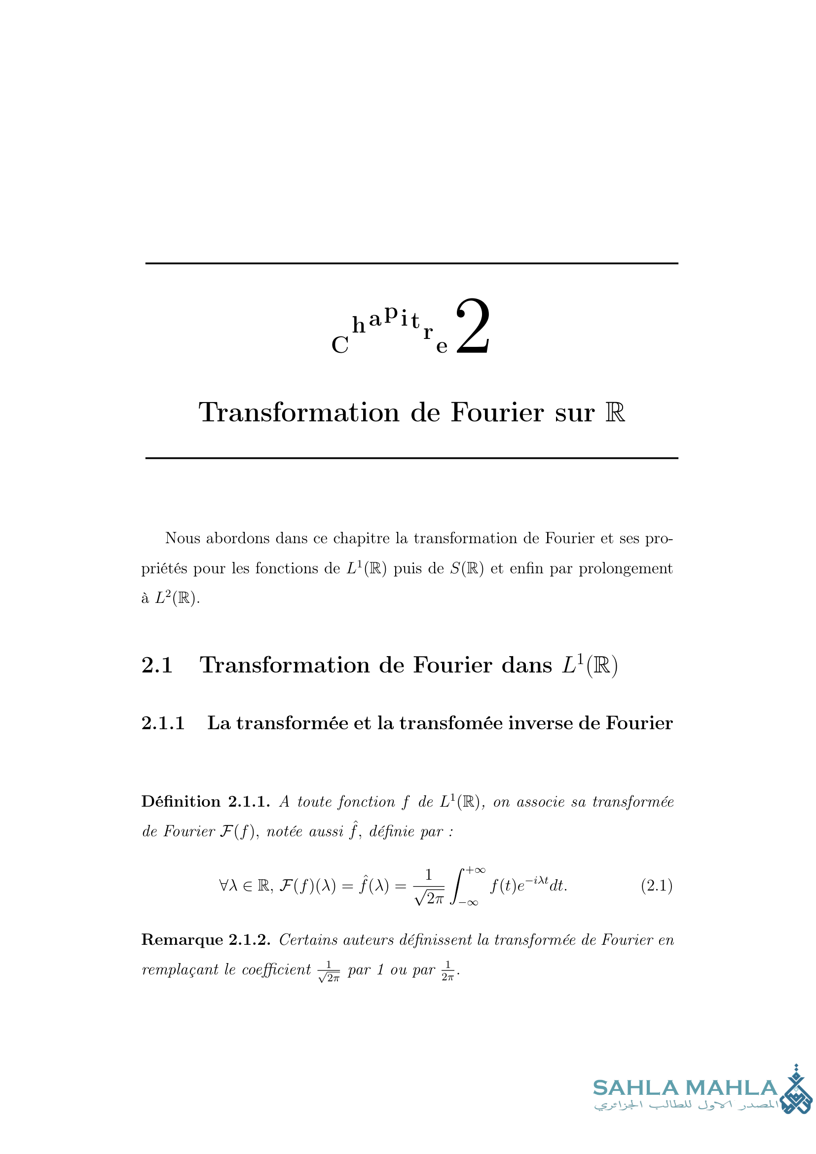 Résolution d'équations aux dérivées partielles à coefficients constants avec la transformation de Fourier