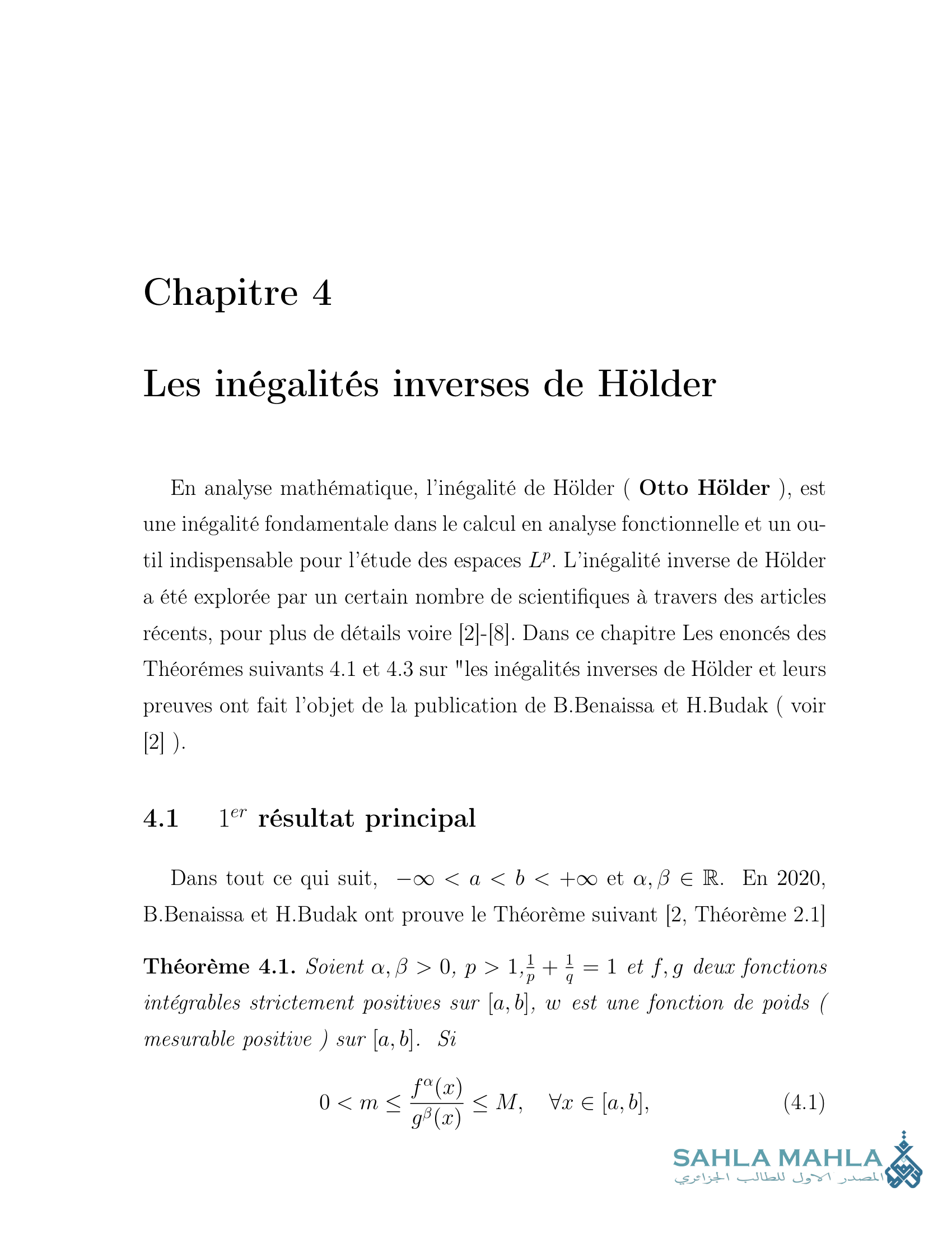 Sur les inégalités inverse de Minkowski, Hardy et Hölder