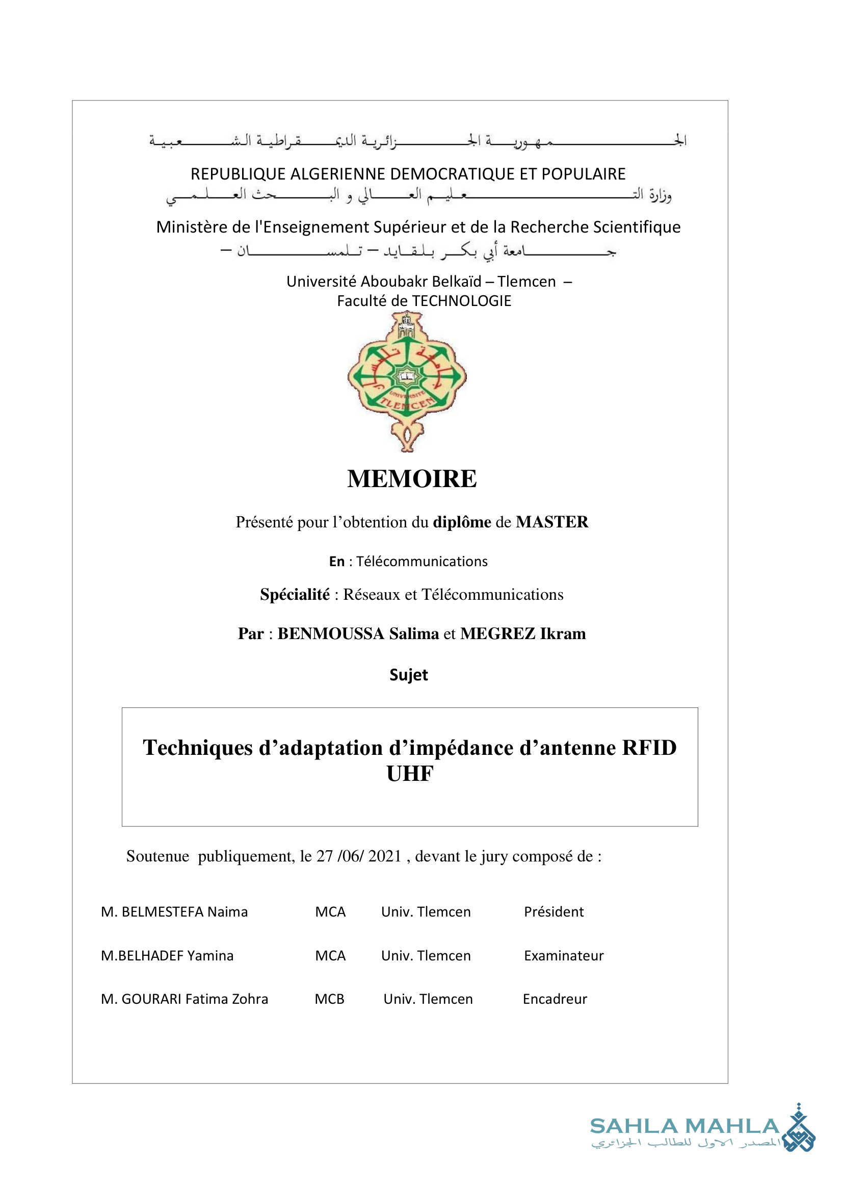 Techniques d'adaptation d'impédance d'antenne RFID UHF