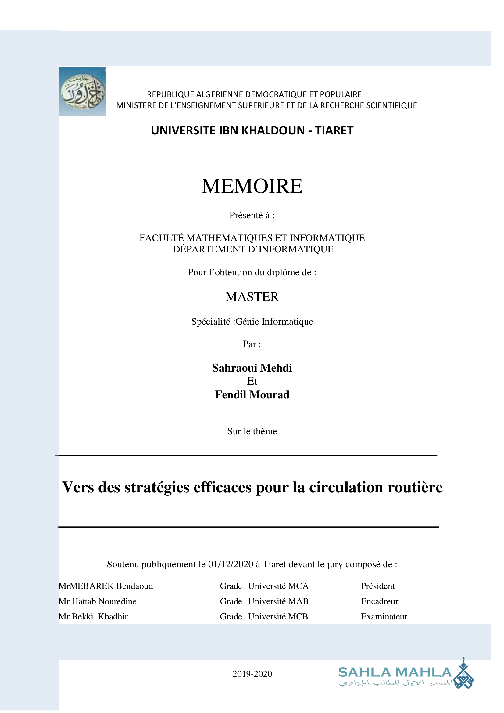 Vers des stratégies efficaces pour la circulation routière