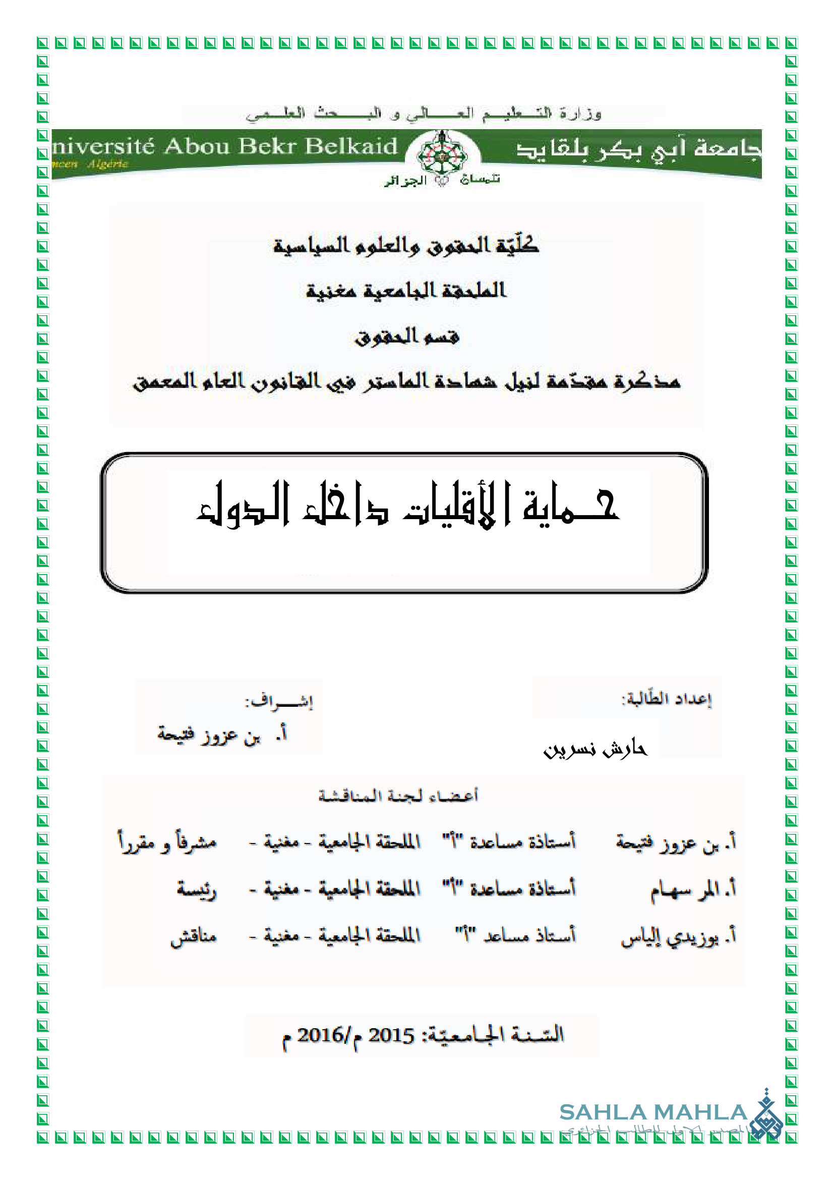 حماية الأقليات داخل الدول