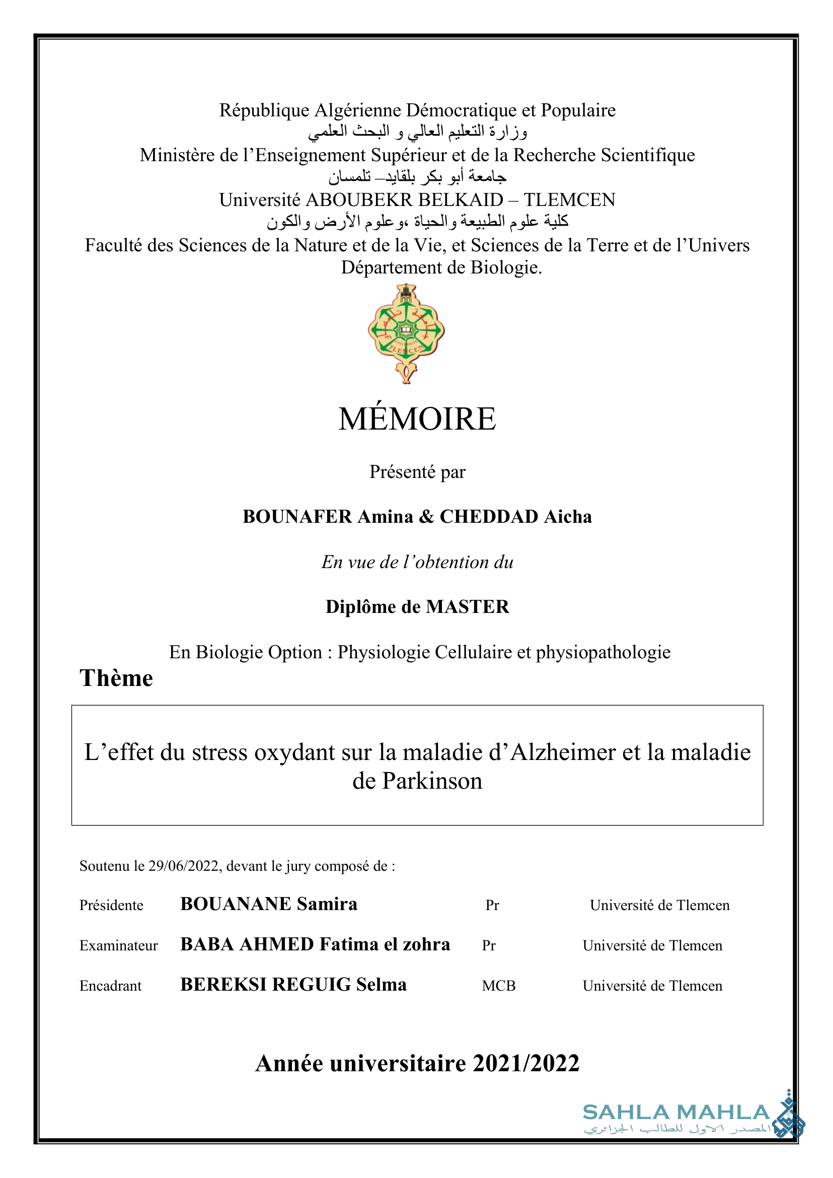 L'effet du stress oxydant sur la maladie d'Alzheimer et la maladie de Parkinson