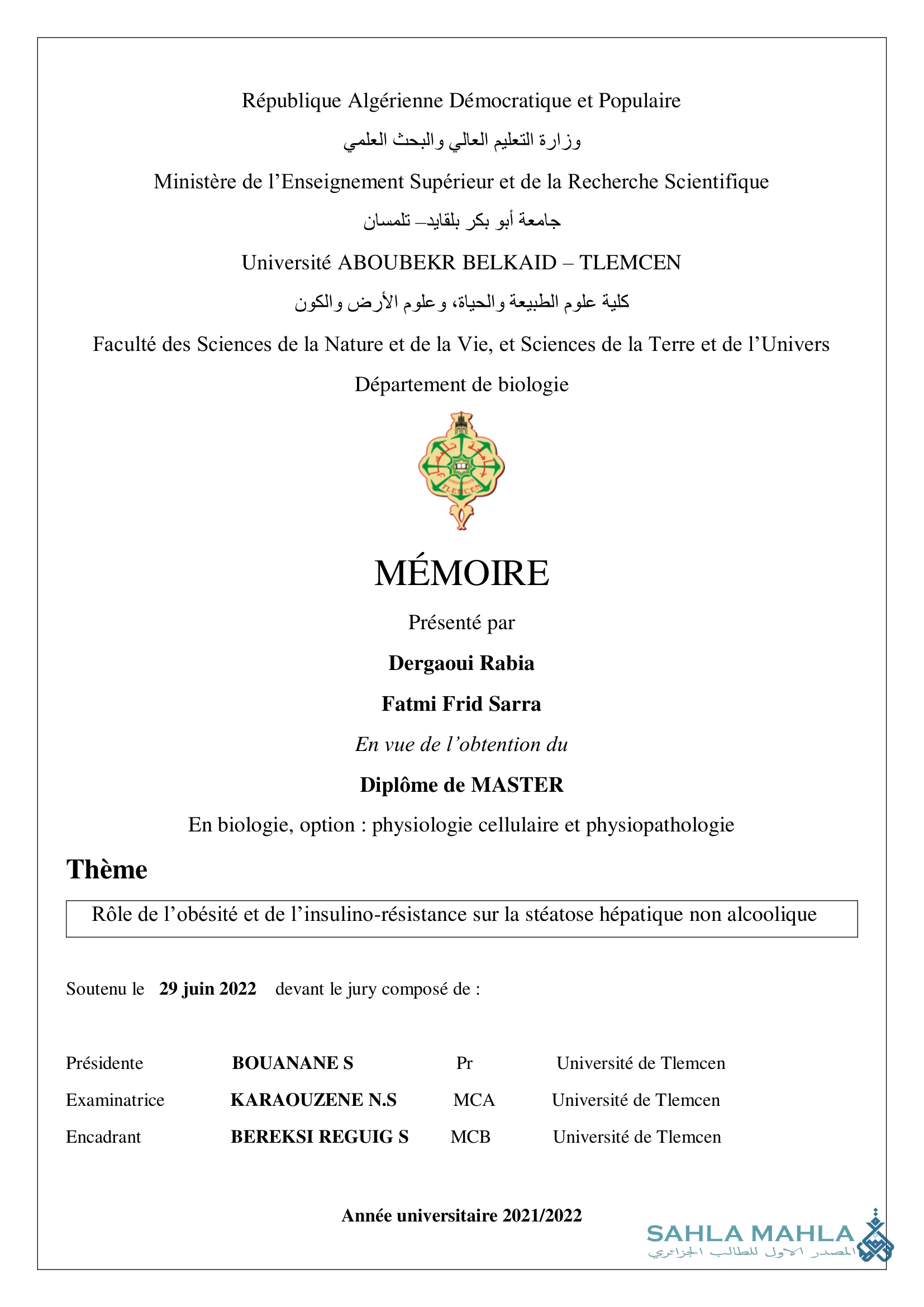 Rôle de l'obésité et de l'insulino-résistance sur la stéatose hépatique non alcoolique